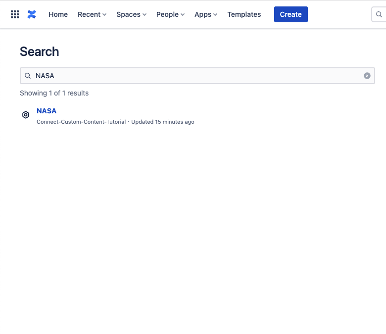 search for NASA