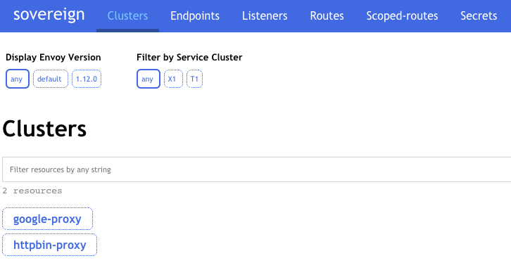 Sovereign Web Interface Example