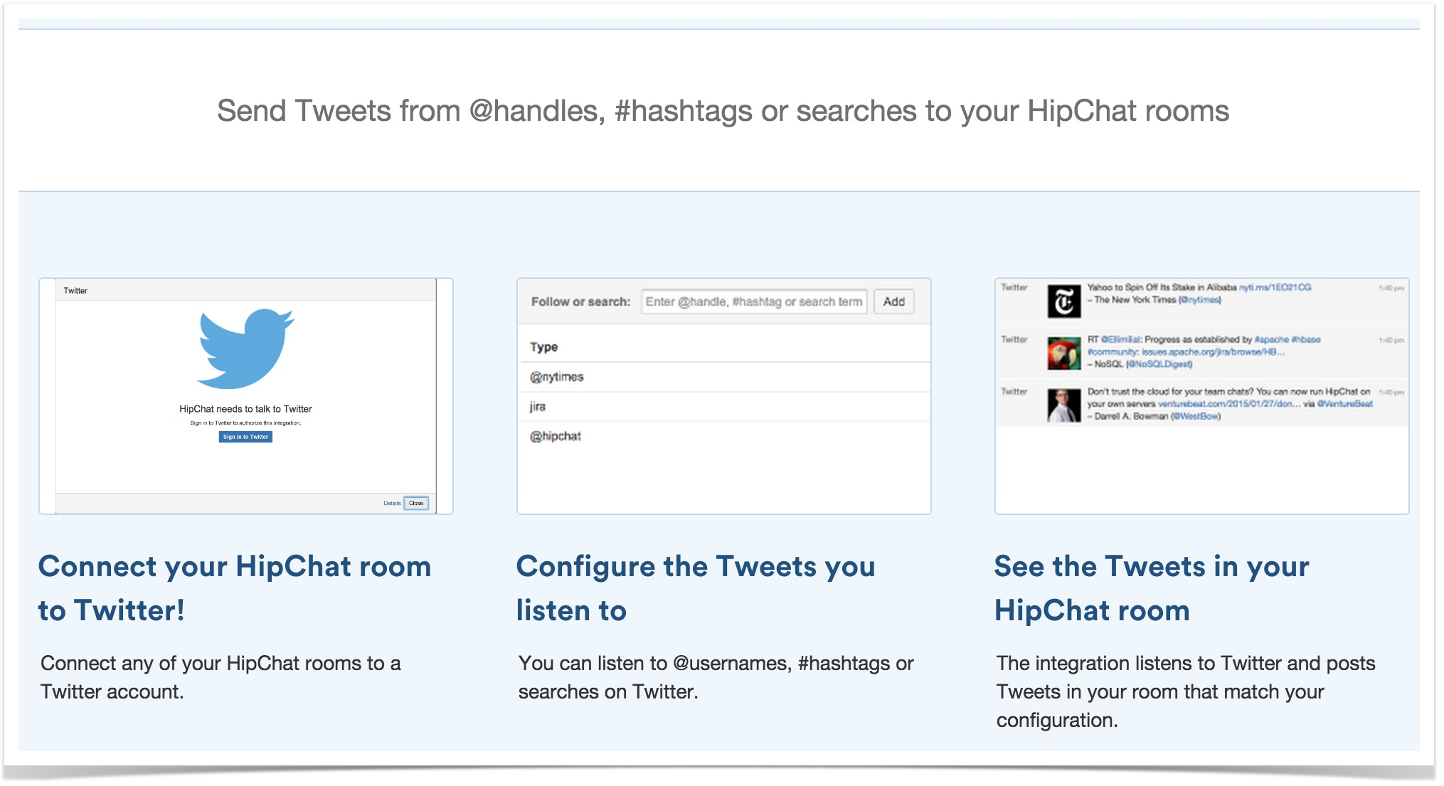Integrating with Hipchat
